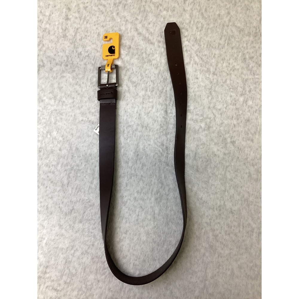 Carhartt Mens Bridle Leather Belt Brown 36 A000556220110 Full Grain Leather